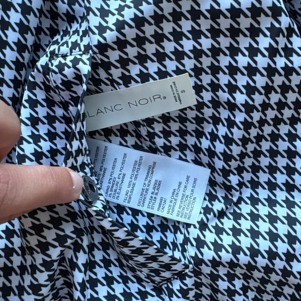 NWOT Blanc Noir Reversible Puffer Jacket - Picture 7 of 7